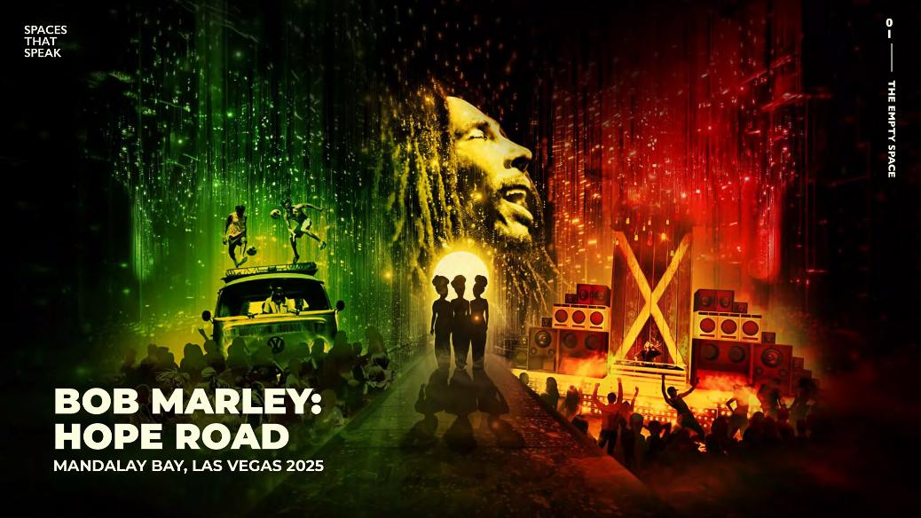 Bob Marley Hope Road at Mandalay Bay, Las Vegas — immersive walk-through music experience.